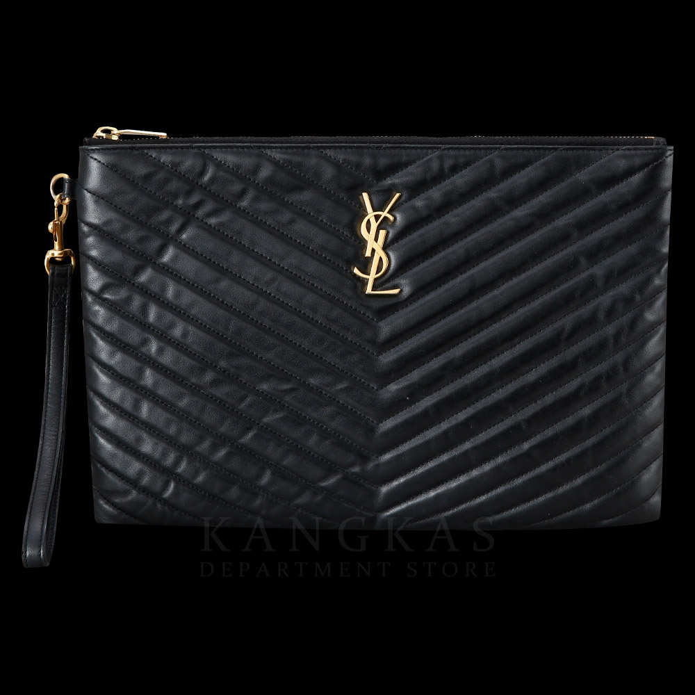 Yves Saint Laurent(USED)생로랑 모노그램 쉐브론 클러치